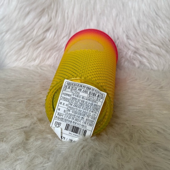 Starbucks Korea Summer Stud Pink/Yellow Tumbler BNWT - Picture 2 of 3